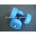 pool dumbbell/ blue eva foam dumbbells/ aqua barbell